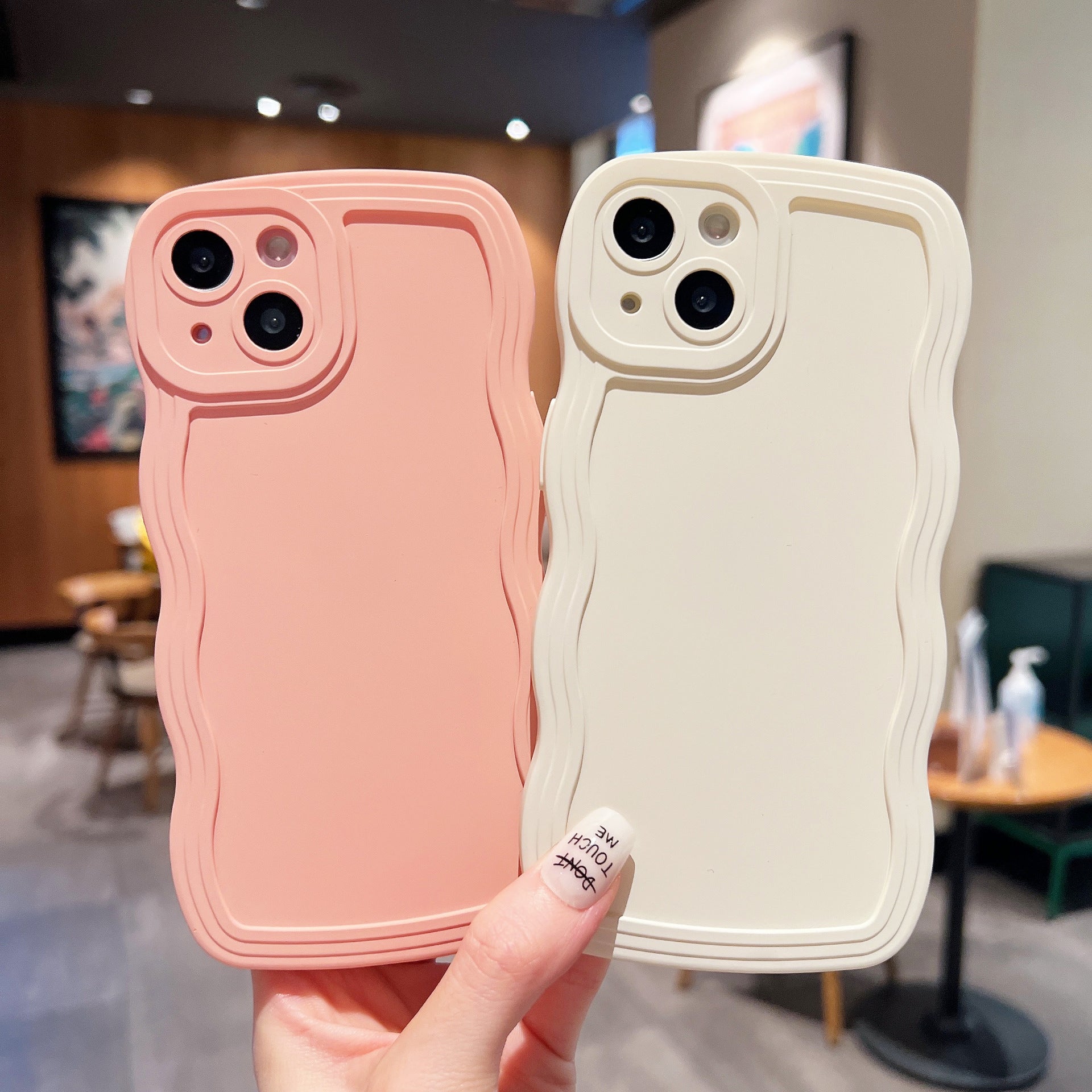 Big Wave Simple Anti-fall Advanced Color Phone Case Big Wave Simple Anti-fall Advanced Color Phone Case